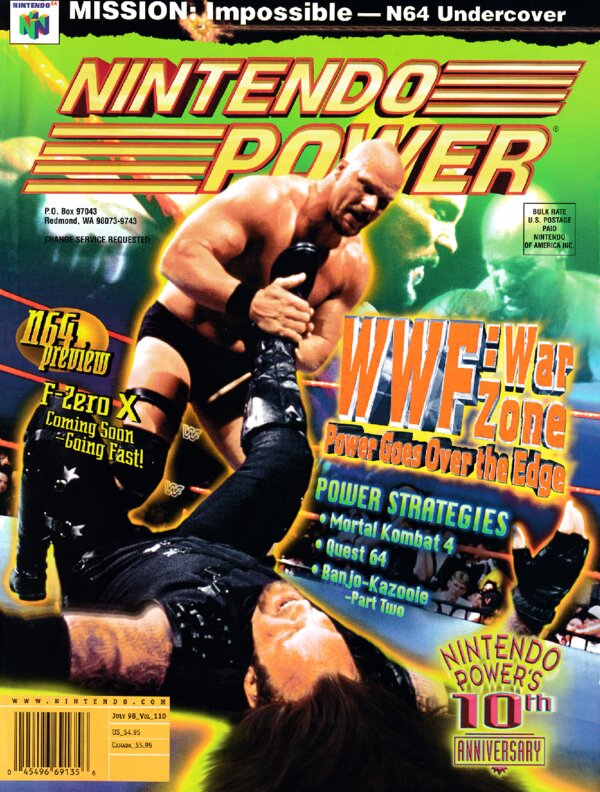 Nintendo Power Issue 110 (July 1998) cover